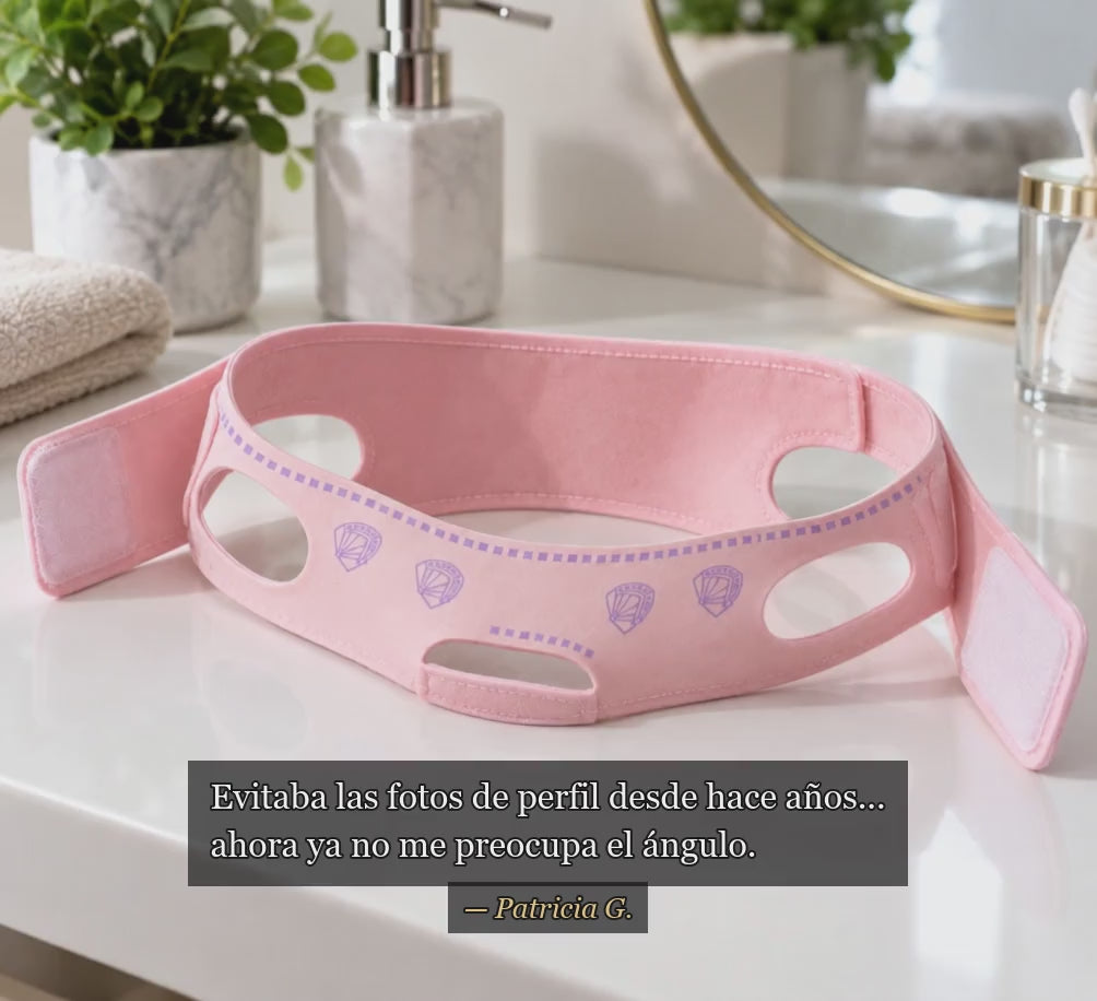 Banda de papada Glowvest — testimonio Patricia G.